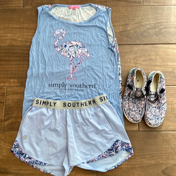 Simply Southern tank top flamingo 🦩 - Picture 5 of 7